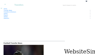 footballtransfers.com Screenshot