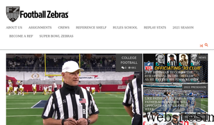 footballzebras.com Screenshot