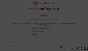 for-sale.co.uk Screenshot