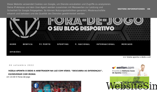 foradejogo08.blogspot.com Screenshot