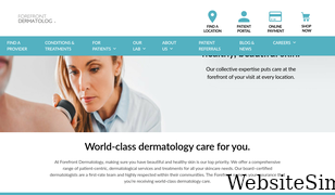 forefrontdermatology.com Screenshot