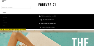 forever21.co.uk Screenshot