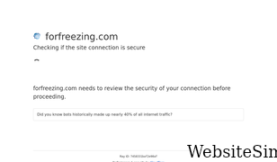 forfreezing.com Screenshot