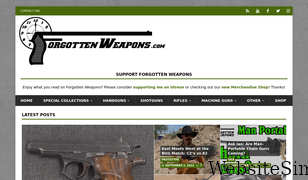 forgottenweapons.com Screenshot