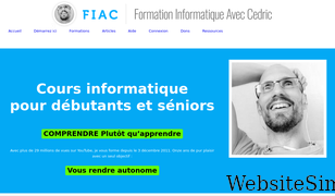 formation-informatique-avec-cedric.fr Screenshot