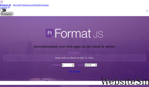 formatjs.io Screenshot