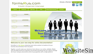 formsrus.com Screenshot