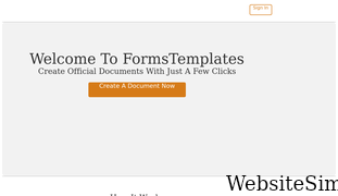 formstemplates.com Screenshot