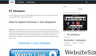 formula1live.org Screenshot