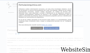 formulacionquimica.com Screenshot