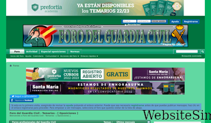 forodelguardiacivil.com Screenshot