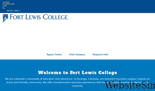 fortlewis.edu Screenshot