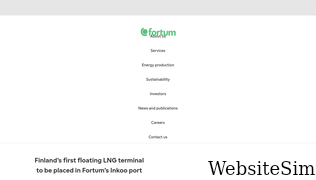 fortum.com Screenshot
