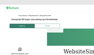 fortum.no Screenshot