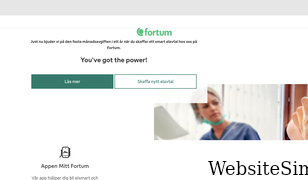 fortum.se Screenshot