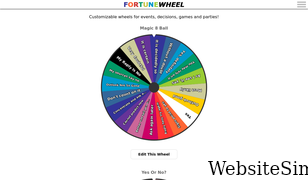 fortunewheel.com Screenshot