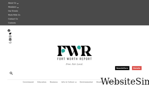 fortworthreport.org Screenshot