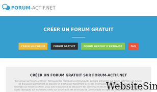 forum-actif.net Screenshot