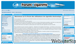 forum-ecigarette.com Screenshot