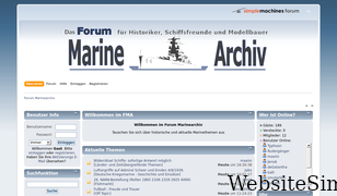 forum-marinearchiv.de Screenshot