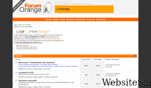 forum-orange.com Screenshot