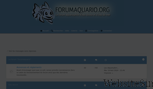 forumaquario.org Screenshot