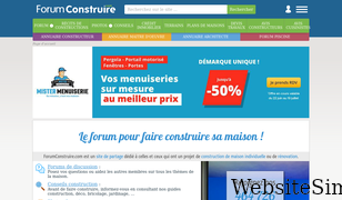 forumconstruire.com Screenshot