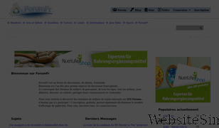 forumfr.com Screenshot