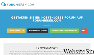 forumieren.com Screenshot