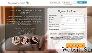 forumofdesires.com Screenshot