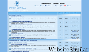forumophilia.com Screenshot
