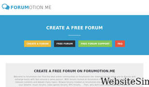 forumotion.me Screenshot