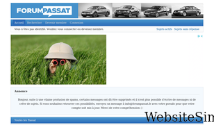 forumpassat.fr Screenshot
