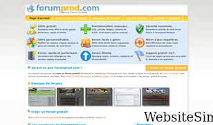 forumprod.com Screenshot
