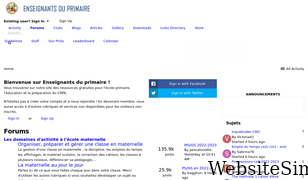 forums-enseignants-du-primaire.com Screenshot