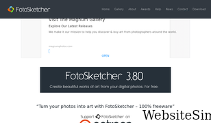 fotosketcher.com Screenshot