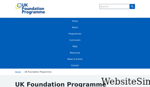 foundationprogramme.nhs.uk Screenshot