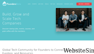 foundersbeta.com Screenshot