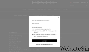 foxblood.com Screenshot