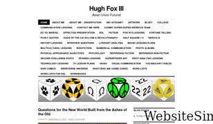 foxhugh.com Screenshot