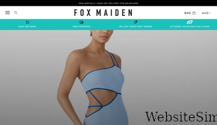 foxmaiden.com.au Screenshot