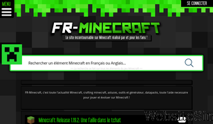 fr-minecraft.net Screenshot