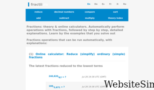 fractii.ro Screenshot