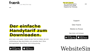 fraenk.de Screenshot