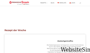fraenkische-rezepte.de Screenshot