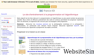 france-ioi.org Screenshot