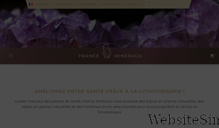 france-mineraux.fr Screenshot