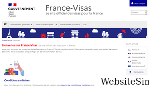 france-visas.gouv.fr Screenshot