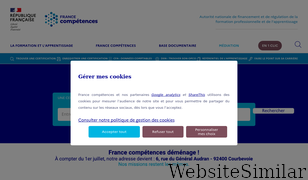 francecompetences.fr Screenshot