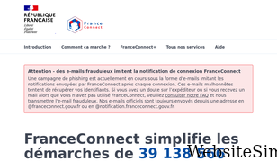 franceconnect.gouv.fr Screenshot